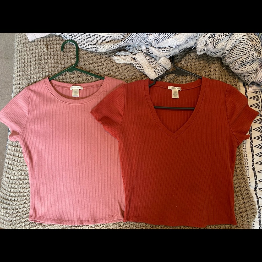 Set of 2 Cropped Tops